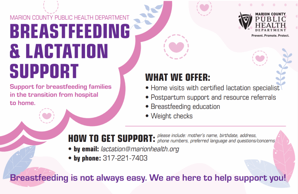 Breastfeeding Lactation Flyer
